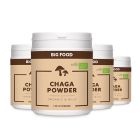 Big Food Bio Chaga Pulver RAW – Exklusives 3+1 END OF YEAR DEAL