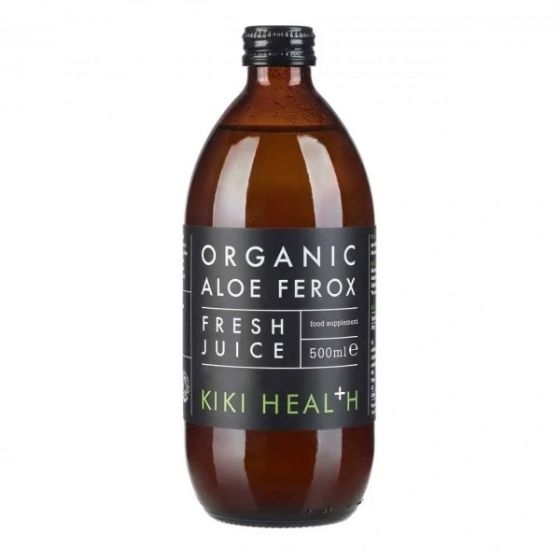 Kiki Health – Organic Aloe Ferox Juice – 100% Pure, Unfiltered & Undiluted – 500ml