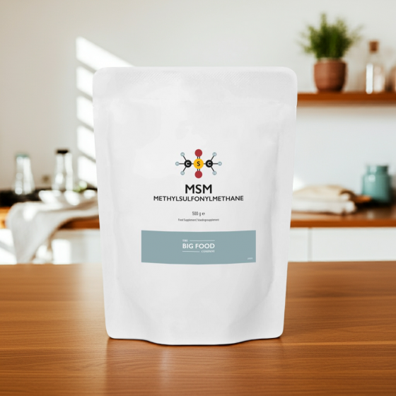 Big Food – Vegan MSM Poeder – 500 g – Aanbieding – Zuiver Methylsulfonylmethaan