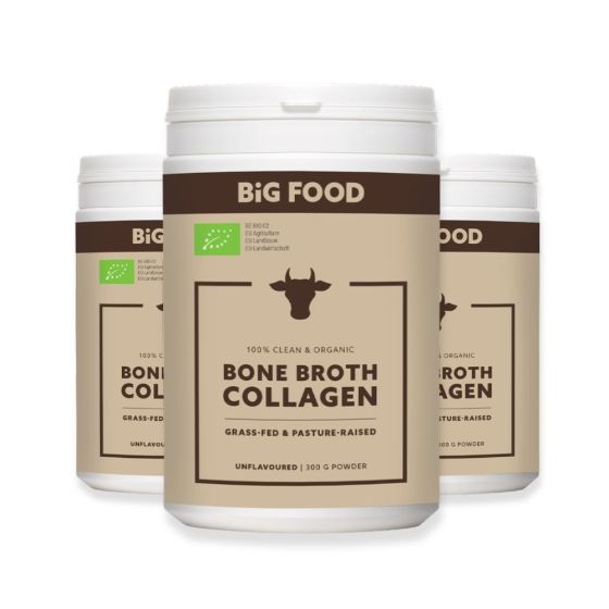 Bone Broth Collagen Organic - 3x300 g - Big Food