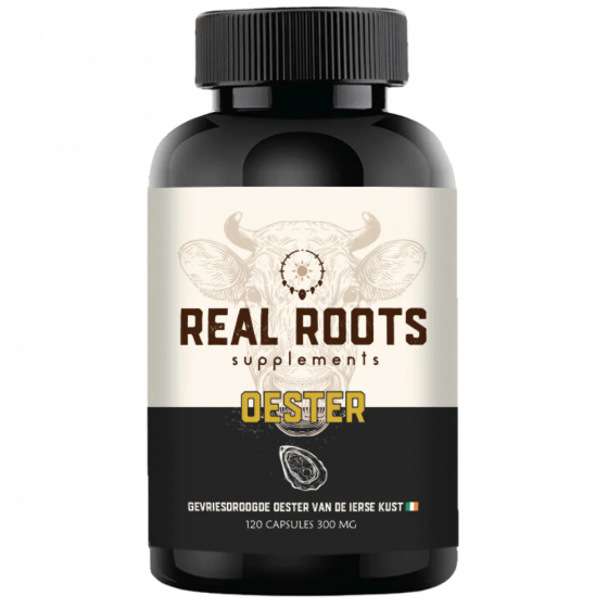 Real Roots – Austernkapseln | 120 Kapseln – 100 % Wilde Auster von der Irischen Küste