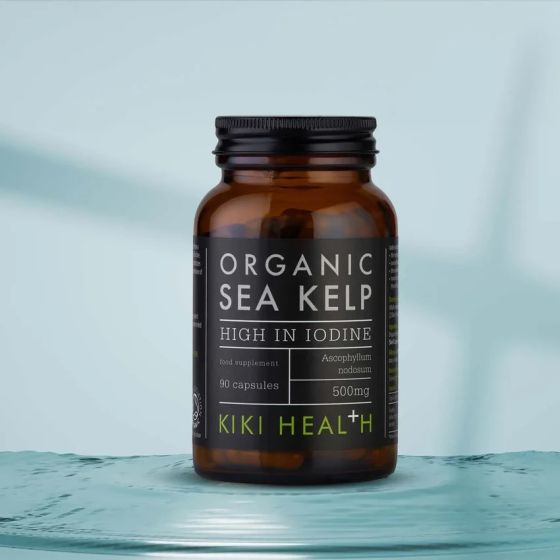 Sea Kelp – 100% Organic Kelp (Ascophyllum nodosum) – 90 Vegan Capsules | KIKI Health