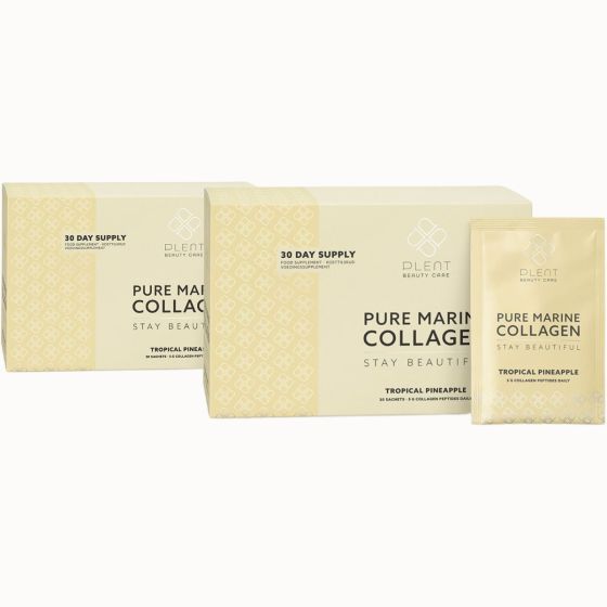 Plent - Viscollageen (+Vit C) Tropical Pineapple - 2 x 30 sachets - 1+1 GRATIS