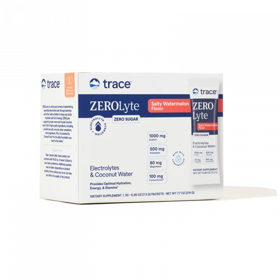 Trace Minerals - ZEROLyte, Salty Watermelon - 30 packets