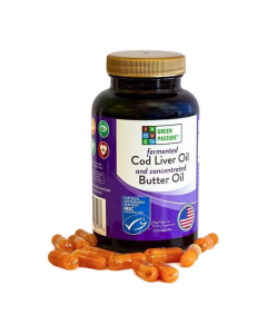 120 Capsules – Gefermenteerde Levertraan & Boterolie - Green Pasture