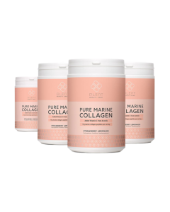 Pure Marine Collageen +C - Strawberry Lemonade - 3+1 Gratis