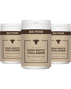 Big Food Beef Bone Broth Collagen – Vorteilspaket 3 × 300 g