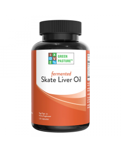 Green Pasture – Gefermenteerde Rog Lever Olie – 120 Capsules | Natuurlijk rijk aan Omega-3, Vitamine A & D