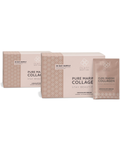 Pure Marine Collageen +C - Chocolate Dream - 2 x 30 Sachets - 1+1 Gratis - Voordeelpakket Aanbieding