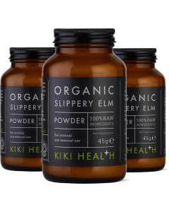 Kiki Health - Slippery Elm Powder Organic - 3 x 45 gram Bundle