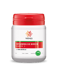 Vitals - Vitamine D3 3000 ie - 100 Softgels