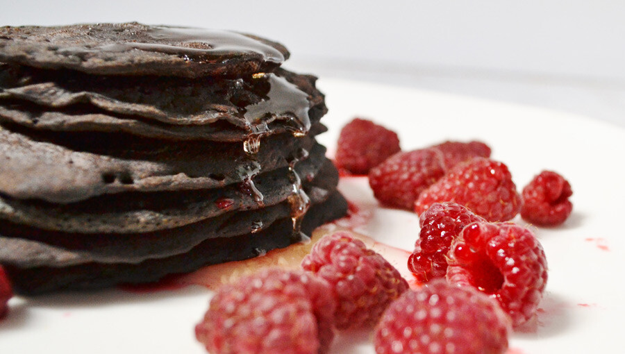 Recipe vegan acai pancake