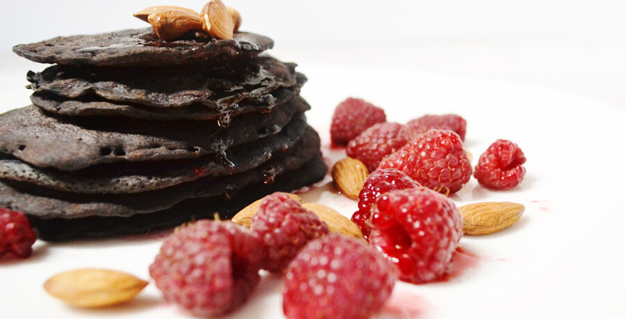 Recipe vegan acai pancake